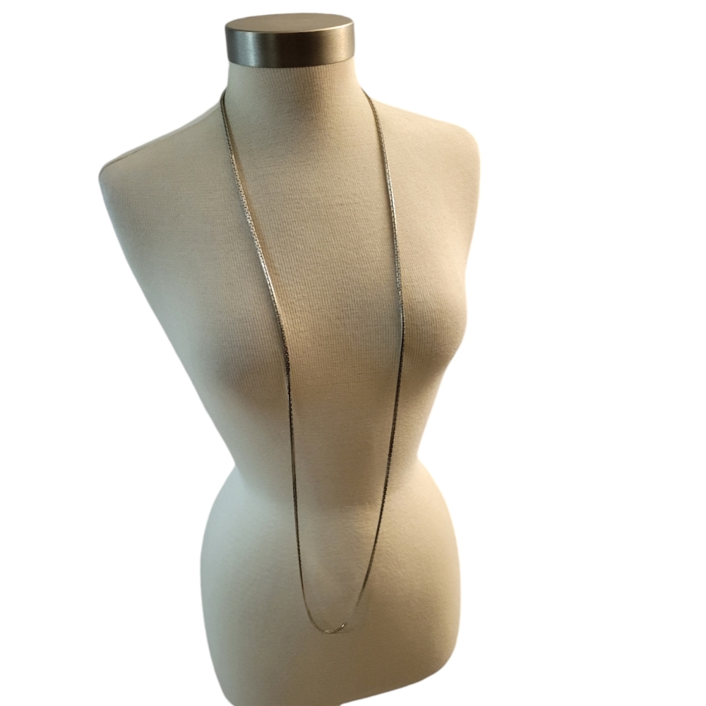 Vintage Vendome Silvertone Chain Necklace